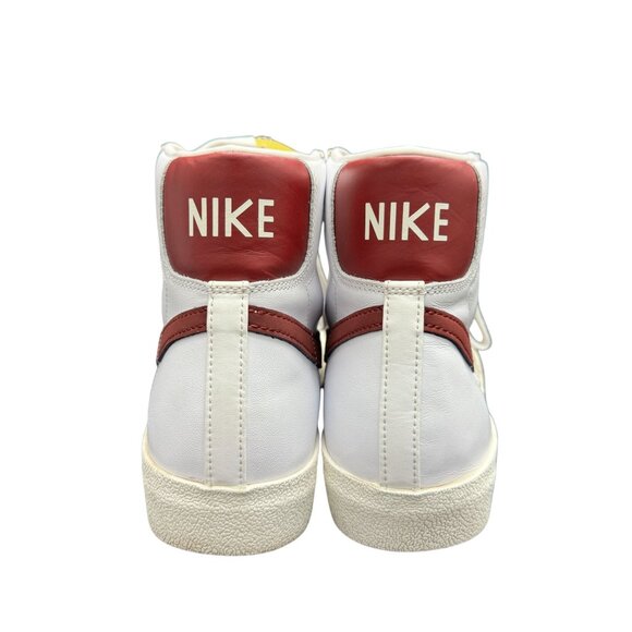 Nike Blazer Mid '77 Vintage White Team Red High Top Sneaker BQ6806-111, Size 12 - Picture 5 of 10